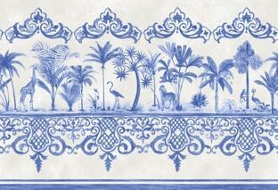 Rousseau Border An elegant 52cm wide frieze designed to co-ordinate directly with the wallpaper of the