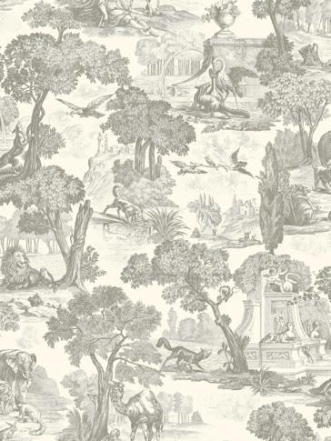 Broderie Border Taken from a Cole & Son archive pattern book of French designs, this pretty ribbon border has been created to add a small touch of decorative detail around the edge of a wallpaper.