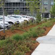 Stormwater swales are often used as pretreatment or conveyance for another downstream SMP such as a rain garden or