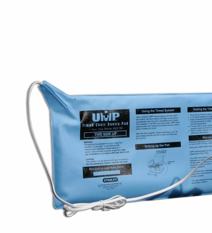 System Overview UMP - the leader in fall monitoring systems Innovative benefits,
