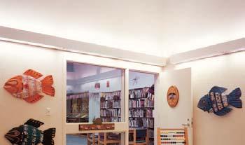 Entrance Vestibule Schematic Redesign: Intent: To create an inviting entrance to the school Bring Light to the ceiling to increase height of the space High CCT to simulate daylight Move plaque