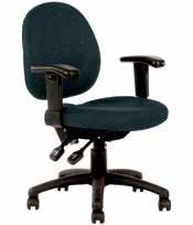 No Arms Adjustable Arms Drafting Chair Fabric