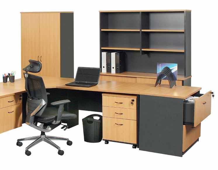 26 Our office furniture Catalogue The Logan Range is strong and practical. All Logan Shelves are 25mm thick providing extra support and strength.