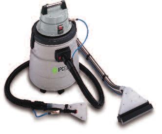 system Only upright-mounted vacuum motor on the market to ensure longer motor life Job Extractor 3 Gallon Fresh Water Tank Job Extractor The Job is the perfect tool for cleaning and spotting of