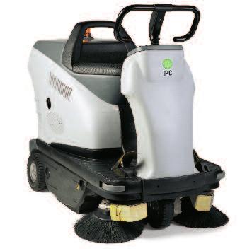 /hr. 48" cleaning width Climbs to 16% incline Genius technology with 3 programmable cleaning modes Available in battery or dual-power versions Genius 1202 48" Cleaning Width Genius 1404 (Battery &