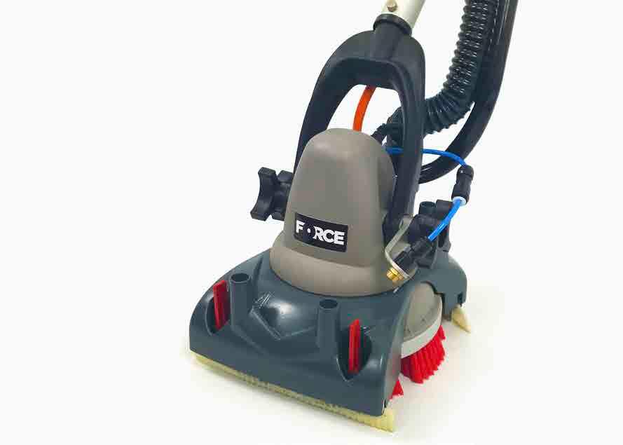 PATENT PENDING A FORCE TO BE RECKONED WITH FORCE KIT Scrubber Dryers have been around for over 60 years, while they undoubtedly improved hygiene, saved time and money they all pose the same questions.