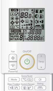 The Daikin Online Controller is also available as a built-in feature for your Daikin unit (optional). Comfort: With the Optimised Heating 4 range, you never have to sacrifice comfort for energy.