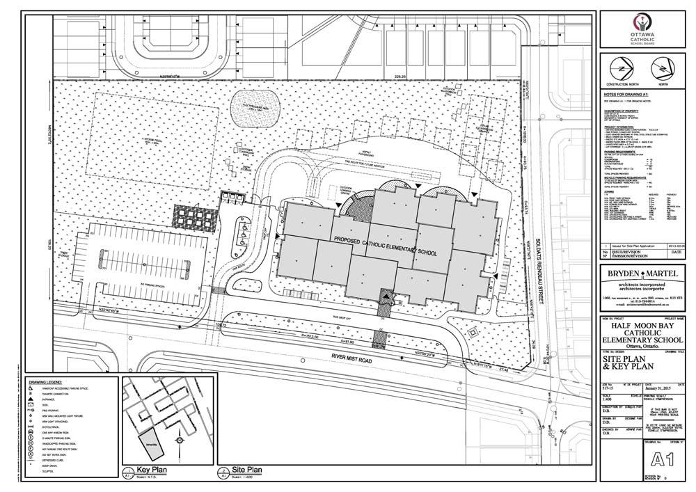 Half Moon Bay Catholic Elementary School, River Mist Road, Ottawa Page 9 permits. Garden plots are planned in a separately fenced area in the yard for student instruction.