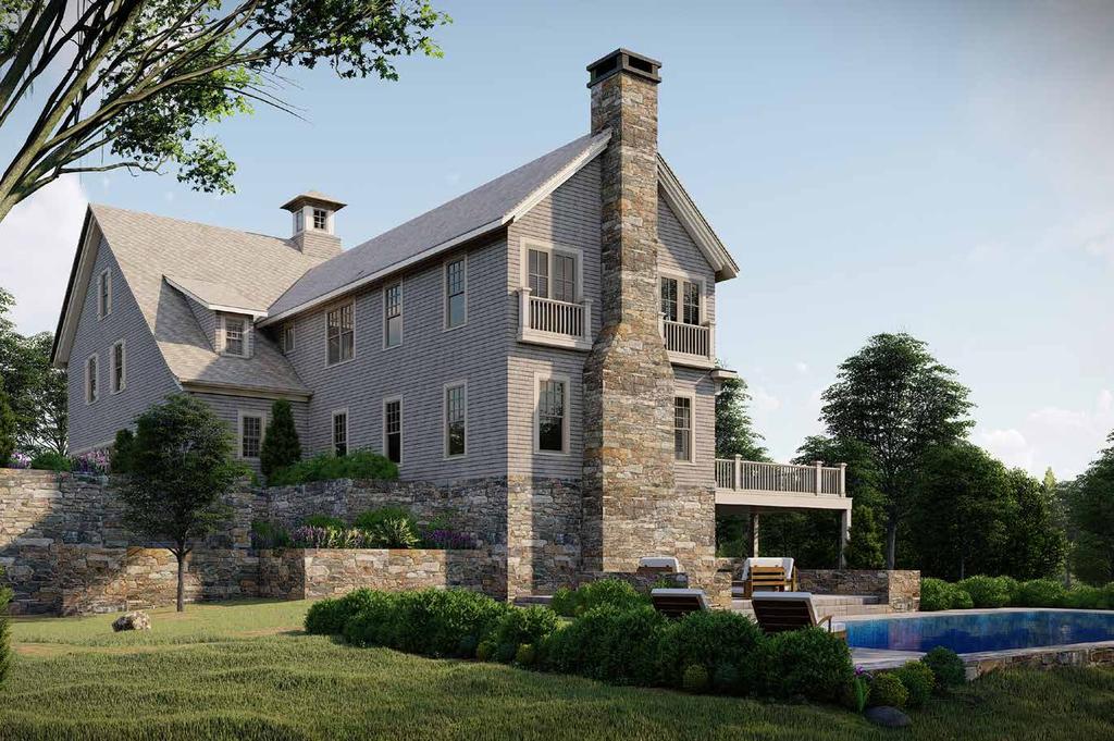 18 HILLCREST LANE estimated completion scheduled for 2018 6,400 SQUARE FEET 1.42+/- ACRES 5 BEDROOMS 5.