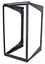 7 kg) of 19" EIA rack-mount equipment. Double-sided mounting channels support single- or double-sided shelves, if required. Installation hardware is included. Other colors are available. UL Listed.