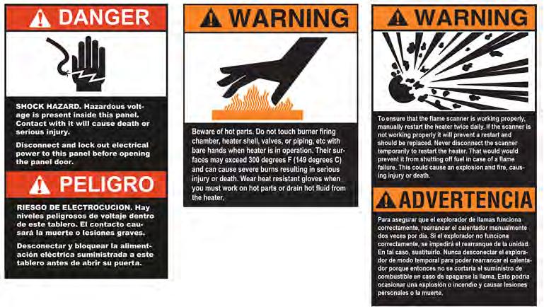 Safety Safety Symbols Some symbols shown below may not be used elsewhere in this manual Explosion prevention Spray prevention Fire prevention Lock-Out / Tag-Out Burn prevention Hot surfaces