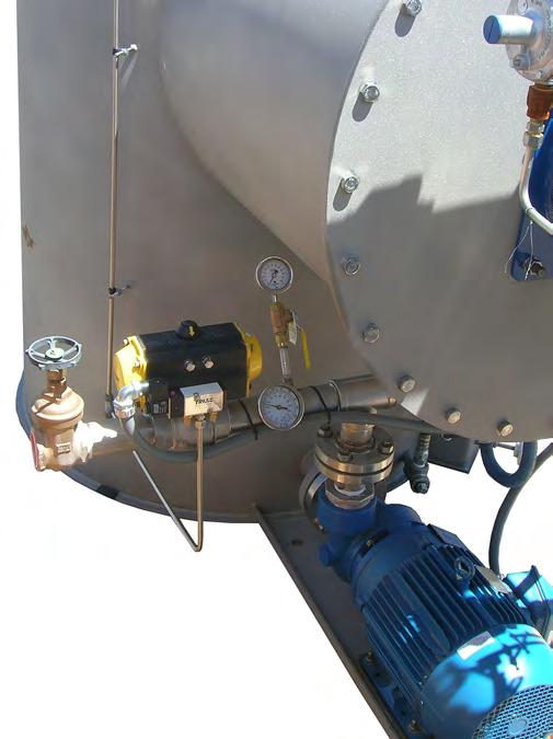 Installation Connect Compressed Air Externally supplied compressed actuates two water flow control solenoids. The air supply can be dry or lubricated filter at 40 to 120 PSI.