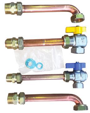 100 T fitting kit (M-M-F) Ø 100 in PP with condensation drain plug Ø 100 in PP