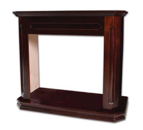 Fireplaces Cabinet Mantels Adjustable Dark Oak Finish Dark Walnut Finish Mantel Dimensions 21" Mini MODEL # B C D E F H I J 34" 13 1/2" 34 3/4" 15 1/2" 37 3/8" 22