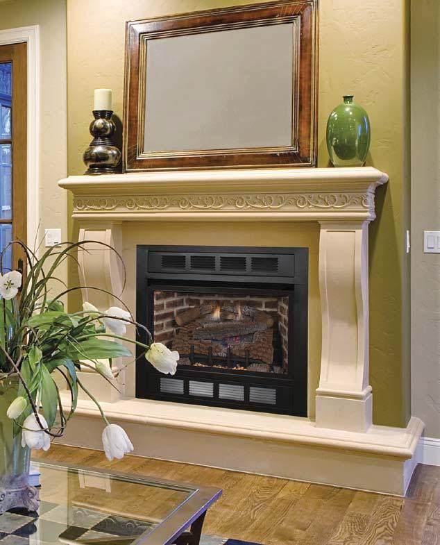Fireplaces Indoor Vent-Free Gas Fireplace
