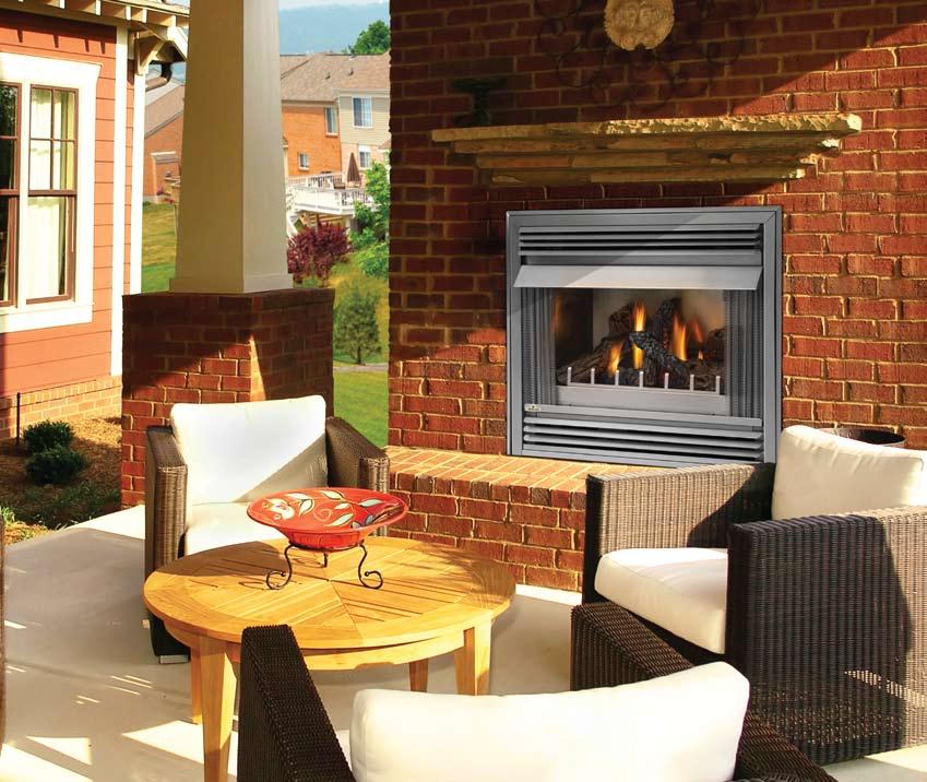 GSS36 - Outdoor Strength, Indoor Comfort Gather around with your family, friends or neighbours beside the warm and radiant heat.