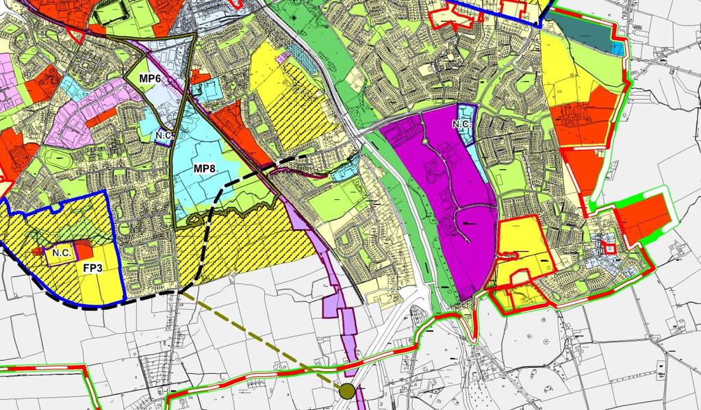 Trim Road South Figure 4: Extract of Navan Development Plan 2009-2015 Land Use Zoning Map with the Lands south of Navan town centre, which provide an opportunity for sustainable employment