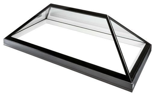 Glass to glass joins feature extensively on these rooflights minimising visible framework and maximising the amount of natural daylight that will flood into your