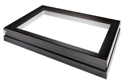 This means that the rooflight can be opened at the touch of a button