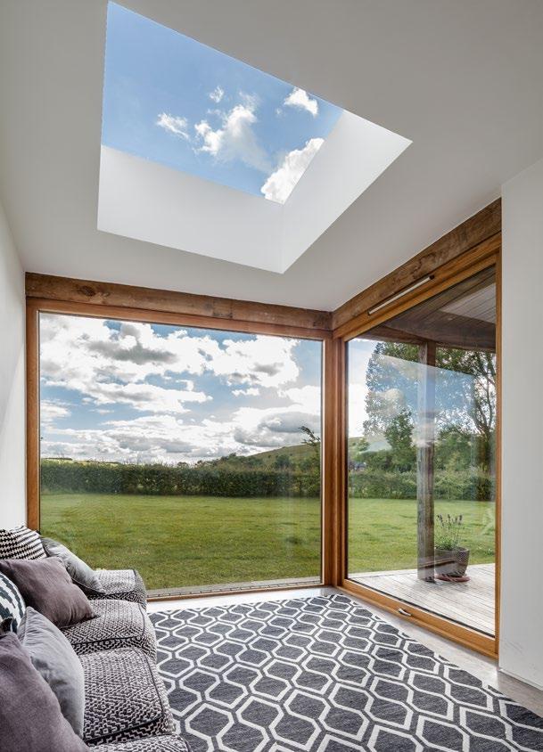 simplicity The Flushglaze is simplicity itself, a minimalist fixed rooflight with 'frameless' internal views designed to allow as much natural daylight into a room as