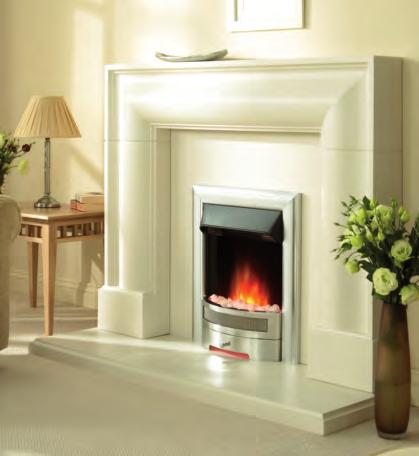 create a stunning centrepiece to your home Neutral styling and classic interiors showcase this fire to its full potential, while the pebble bed