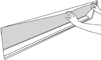 7 Pull the screen forward to release, see Diagram 11. NOTE: The screen is flexible to bend under the tabs. 11 5.
