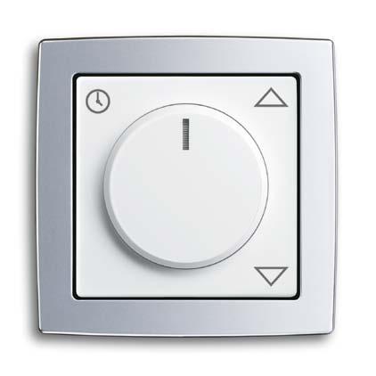 Life in a suitable climate. Busch-Blind comfort switch. Busch-Room temperature controller. Light and temperature turn space into living space. A little brighter. A little darker. A little cooler.