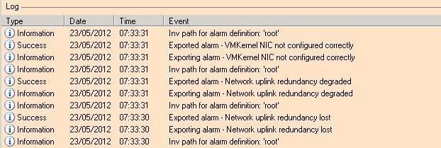 A L A R M E X P O R T Chapter 4 Alarm Export This chapter shows the user how to export all the visible Alarms from vcenter.