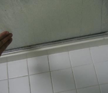 If a person slips or falls inside the shower, s/he may be seriously injured by broken glass if the glass is not made of safety glazing.