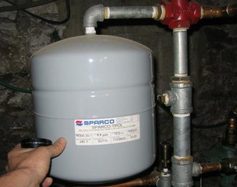 An expansion tank provides space for the water to expand as it is heated, and it keeps the water pressure within the normal operating range while the boiler is working.
