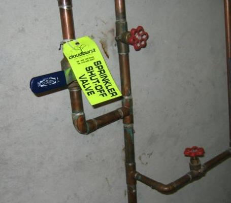 In a dwelling where more than one water supply system is installed, each system should be identified by color marking or metal tags, including the contents of the piping system, with arrows