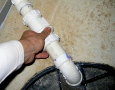 ~ 84 ~ A cleanout cannot be removed in order to install a new fixture or additional drainage piping.