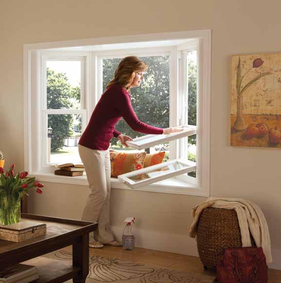 windows feature windows mulled at 10-degree angles, which creates a rounded, more circular appearance than a Bay.