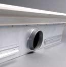 Twa MAC Beams can operate with as little as 0.3 w.c. and can yield up to a 6:1 induction ratio.