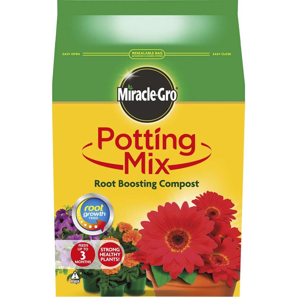2. POTTING MIXTURE Contains peat moss (which is naturally sterile),