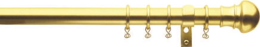 (also in Black) JSC/38ORB/size 38mm Royal Orb Polished Brass Telescopic
