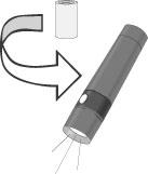 25. The battery in a flashlight makes light by using A. electricity. B. heat. C. gravity. D. magnetism.