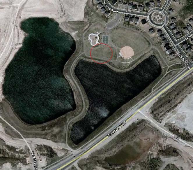 Maple Lakes Park Site info New development (< 10 year old) Formerly sand/gravel