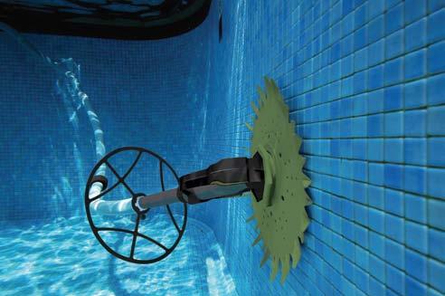 - Lightweight design enables it to clean rapidly across the pool floor.