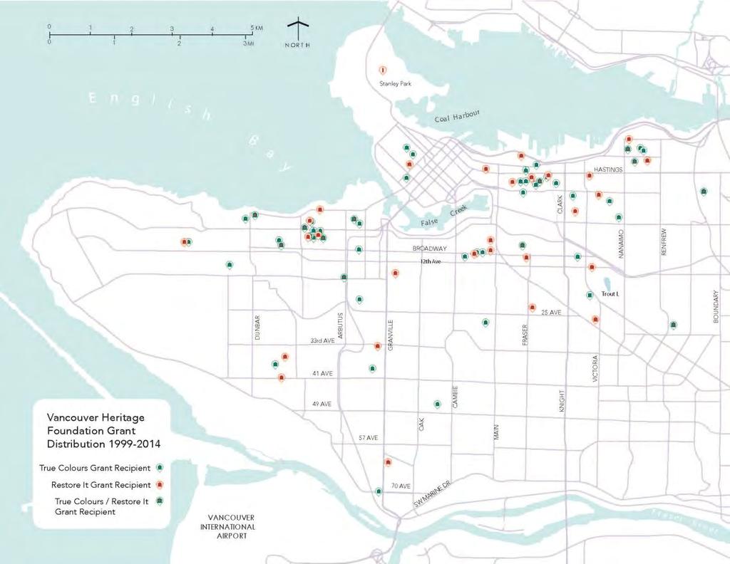Vancouver Heritage Foundation Grants The Vancouver Heritage Foundation grants program was launched in 1999 and is currently the only city-wide program offering direct financial incentives for