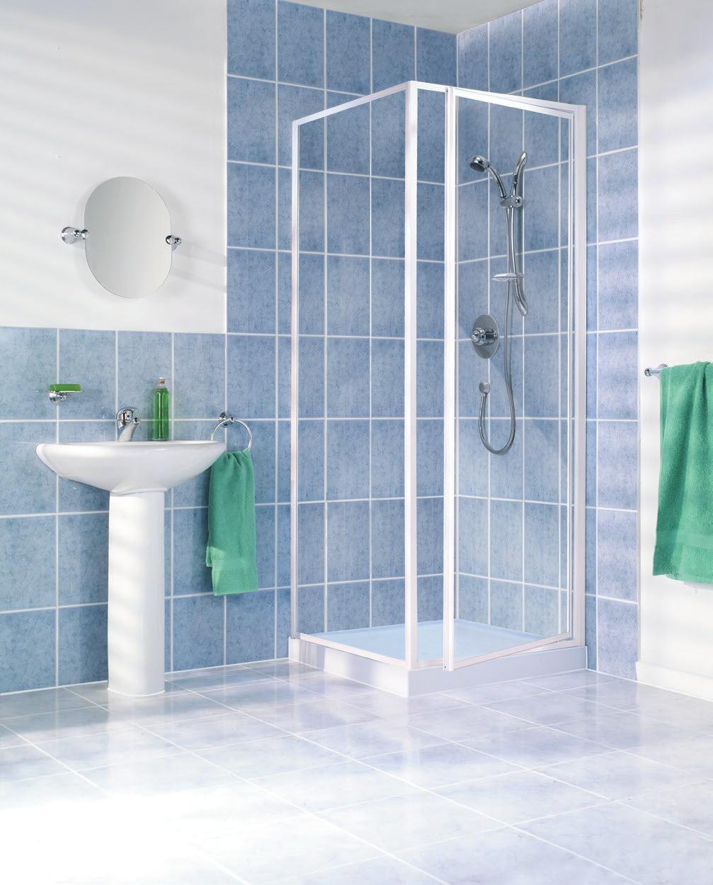 12 223108 Shower Tray 760 x 760mm 59.99 44.99 216991 Pivot Door with White Frame 760mm 114.49 85.