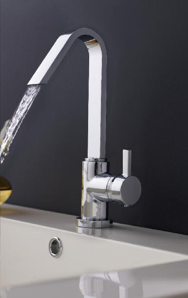 Side Action Single Lever Basin Mixer MG380 149 CLIO The unique and distinctive shape of Clio is the ultimate in cutting edge design.