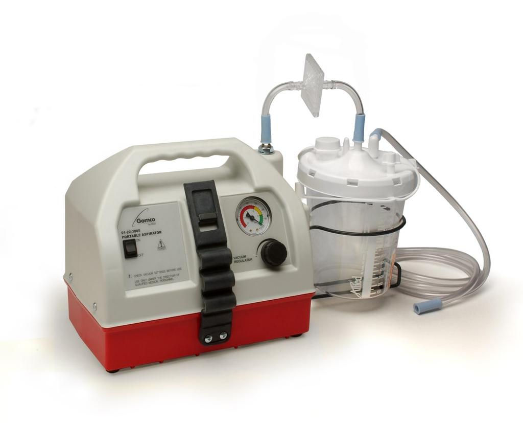 Tabletop Portable Model 305 The Gomco 305 is a general use tabletop aspirator for hospitals, clinics, and physician s offices.