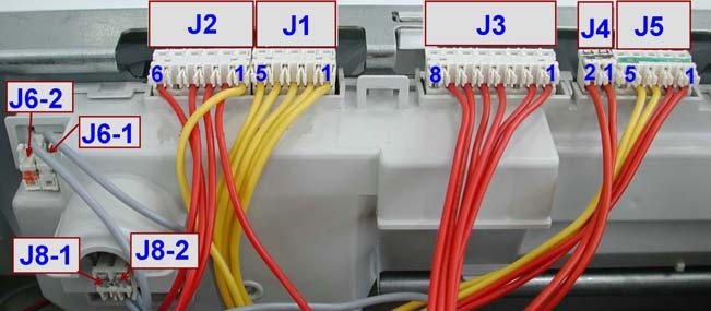 1.9 Connectors on circuit board EWM1000 J6-1: Heating element (relay) J6-2: Door safety interlock (line) J8 J8-1 line J8-2 line (neutral) EWM1000 J6 J2 J1 J3 J4 J5 J7