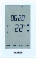 You can cover an area *Home insulation and some environmental factors can affect the Touch Screen Thermostat Just how efficient is Hotwire?