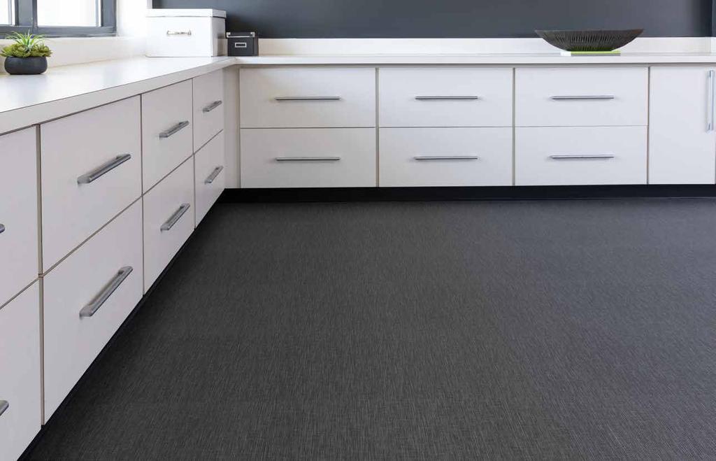 Tatami was thoughtfully designed to coordinate with J+J carpet and Kinetex products. It can also make a strong design statement all on its own for any project application.