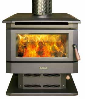 Eureka Gemini The Eureka Gemini has been developed to fill the demand for a rugged, efficient and powerful double fronted woodheater.