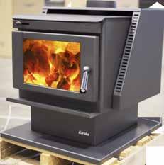 The firebox opening is at a convenient height for loading the fire. Easy to use controls and dampers allow you to regulate the oven temperature to suit.