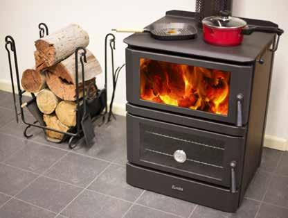 Heats 120m2 Woodstock This attractive fan forced woodheater is designed for use in small to medium sized homes whilst offering a small wood storage option under the firebox.