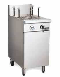 Single Pan Gas Noodle Cooker 450mm The Cobra noodle cooker is built for speed.